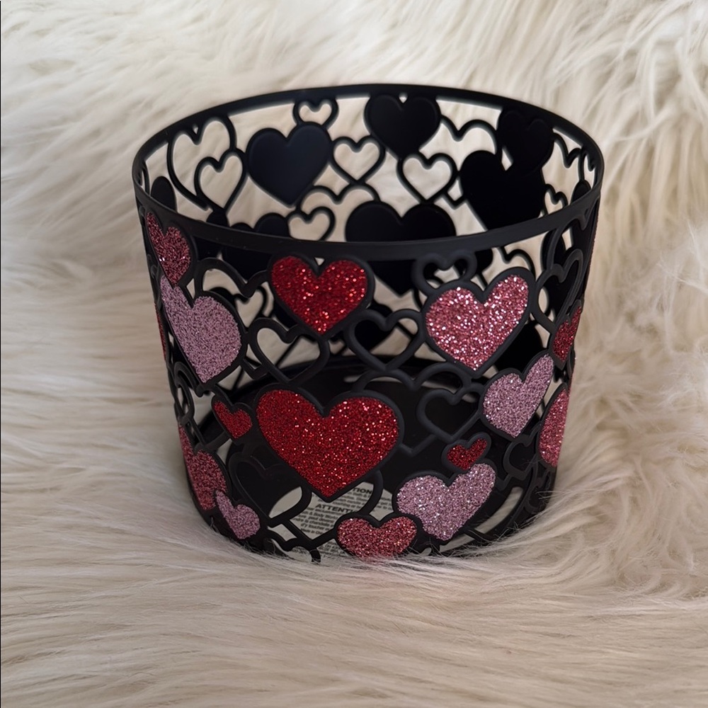 Bath and Body Works Valentine’s Day Heart Design Candle Holder